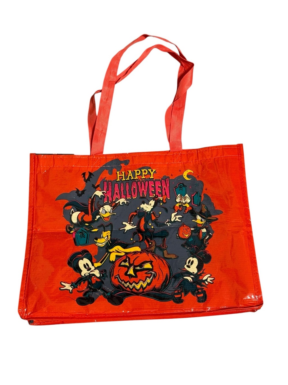 Disney 2023 Halloween Mickey & Friends Reusable Tote Trick Or Treat Bag
